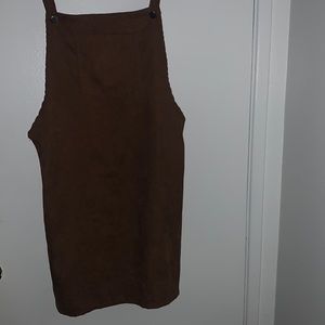 Brown Dress Overalls